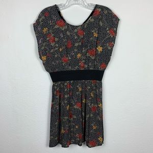 Urban Outfitters Black Floral Dress
